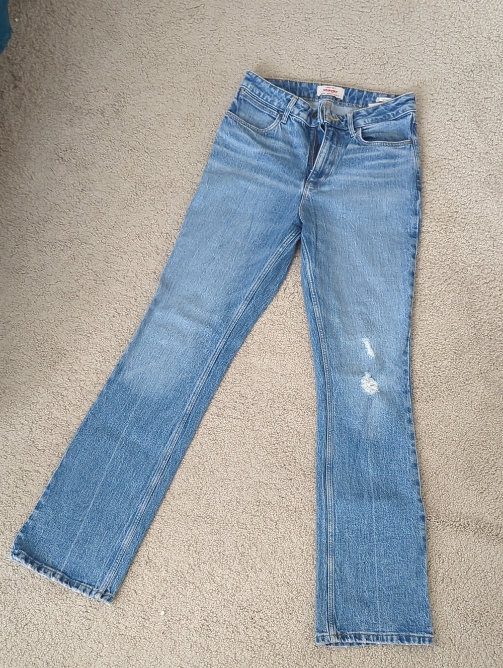 Light Blue Women's Straight-Leg Jeans
